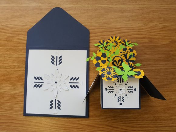 3d Pop Up Card with Envelop: A Creative Design Asset