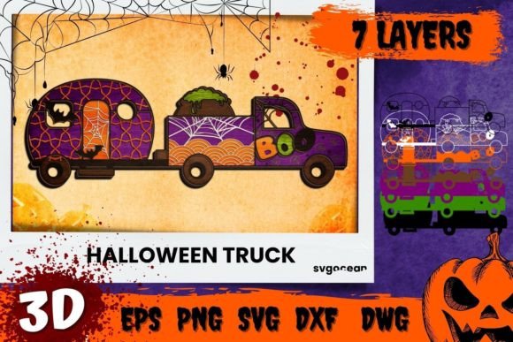 3D Truck Svg