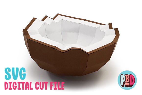 Coconut 3D Papercraft: A Creative Addition to Your Projects
