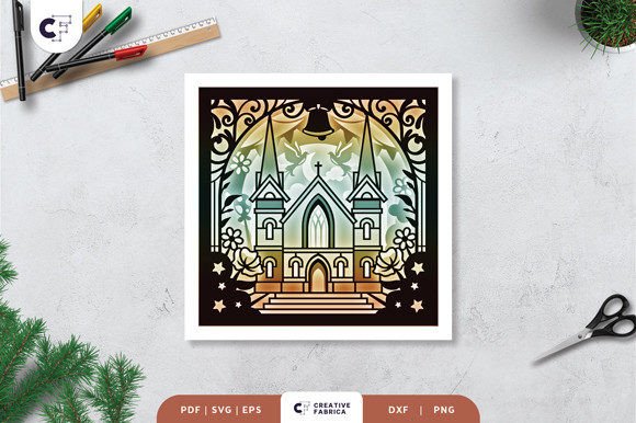Creating Depth and Meaning: A Comprehensive Guide to the Baptism Church 3D Shadow Box SVG