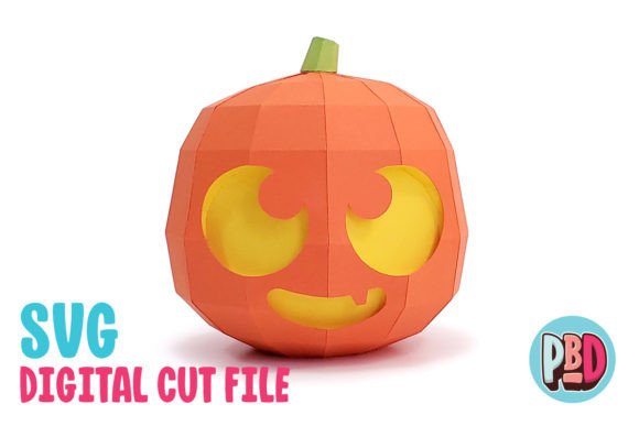 Cute Pumpkin 3D Papercraft: A Fun and Festive Addition to Your Halloween Decor