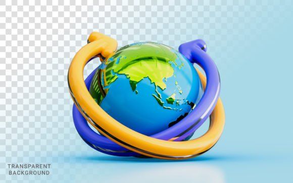 Enhance Your Design Projects with the Global Two Side Rotation Arrow 3D