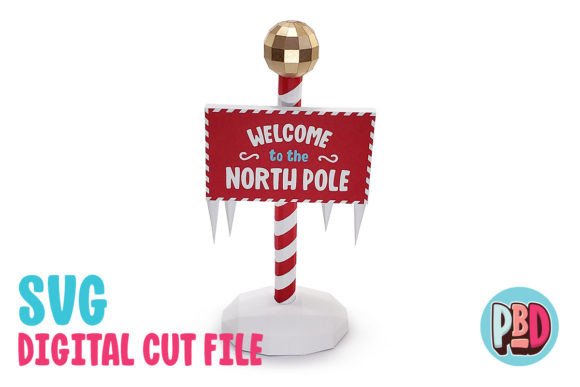 North Pole 3D Papercraft for Holiday Magic
